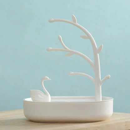 Arbre à Bijoux avec Cygne - Support Élégant