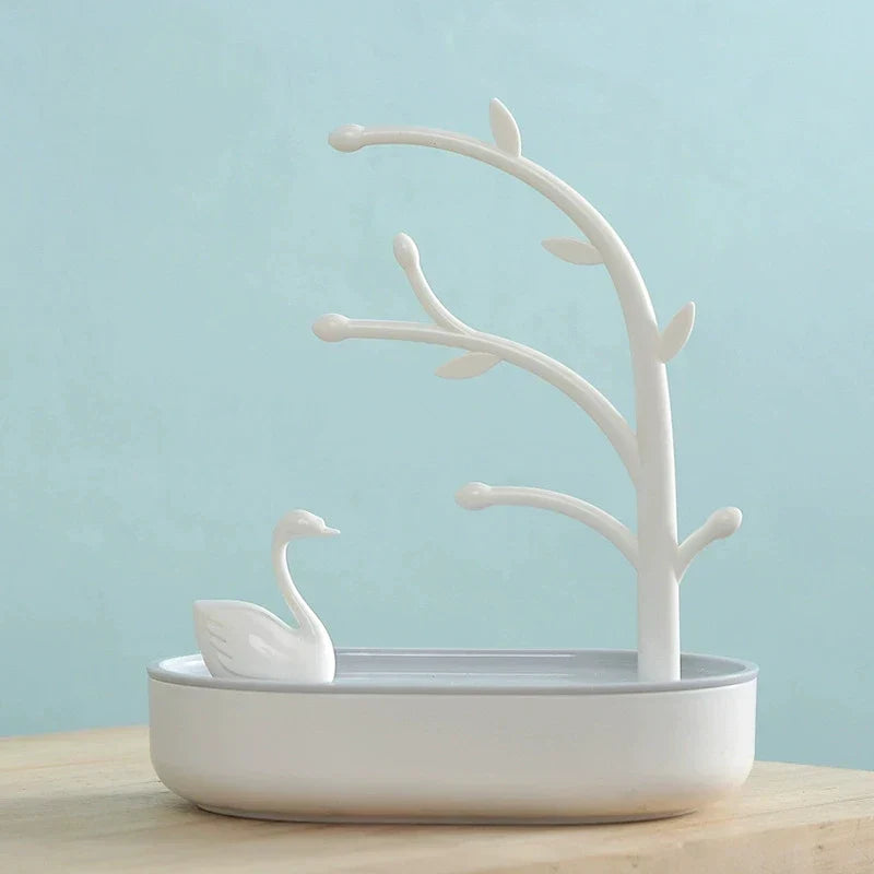 Arbre à Bijoux avec Cygne - Support Élégant