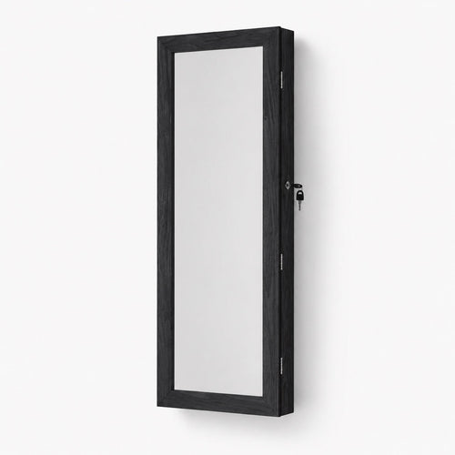Armoire à Bijoux Mural avec Miroir