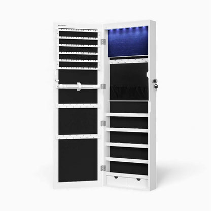 Armoire Bijoux Mural Miroir LED