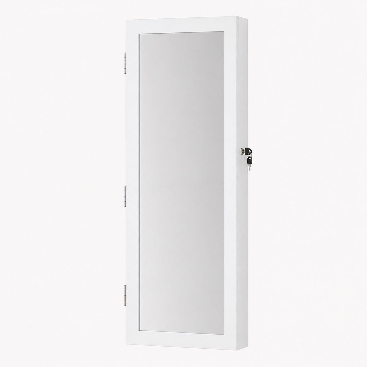 Armoire à Bijoux Murale et Miroir Pratique