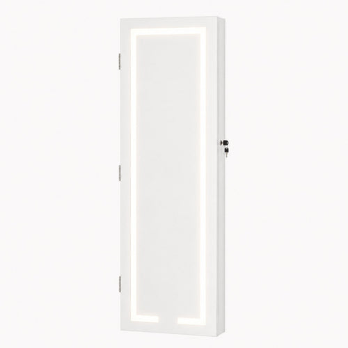 Armoire Bijoux Murale LED avec Miroir