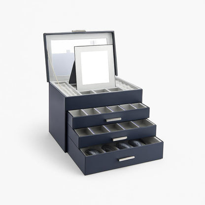 Boîte à Bijoux Moderne avec Miroir et Rangement