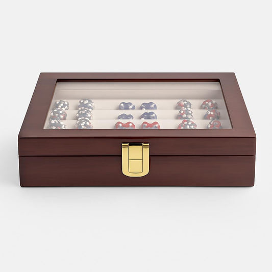 Boîte à Bijoux Bois Verre - Rangement Élégant
