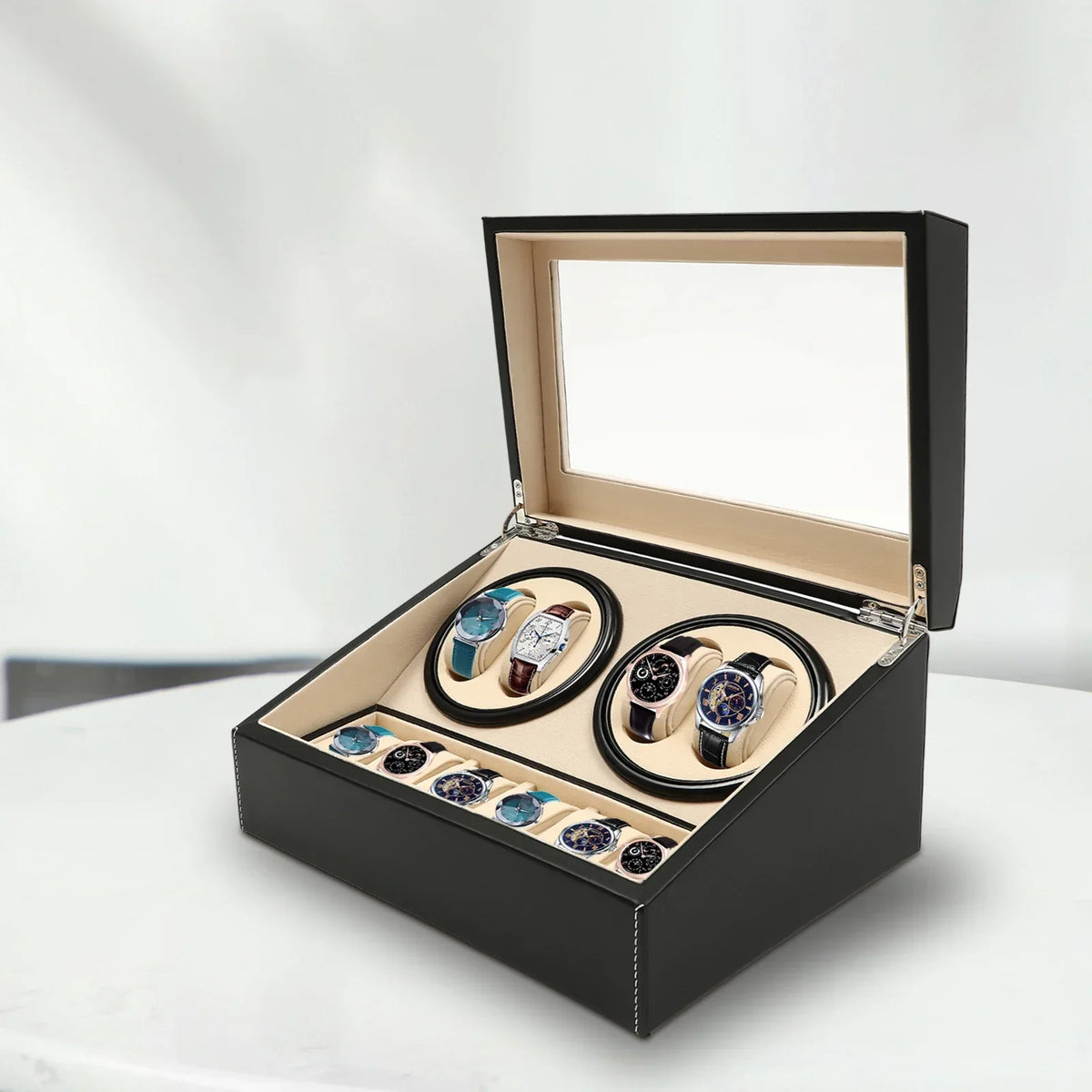 Boîte à Montre Remontoir Automatique Compacte