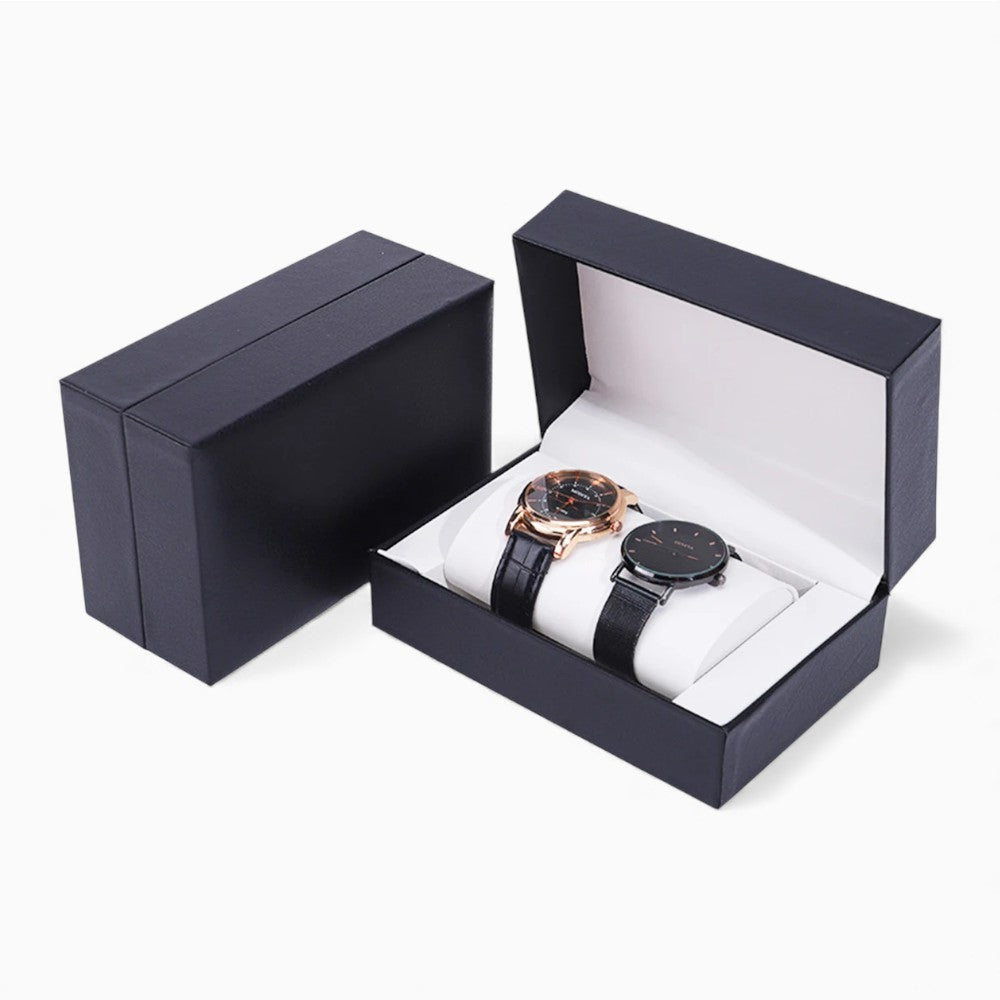 Boîte à Montre 2 Montres - Design Compact et Sécurisé