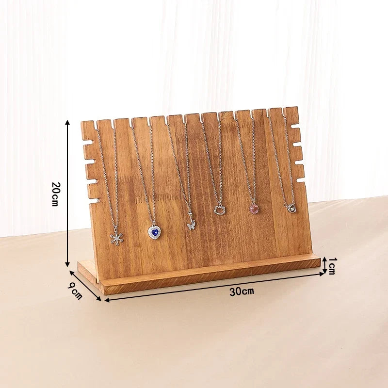 Porte Bijoux Bois pour Colliers - Pliable et Pratique