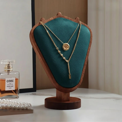 Support Colliers en Bois - Porte Bijoux